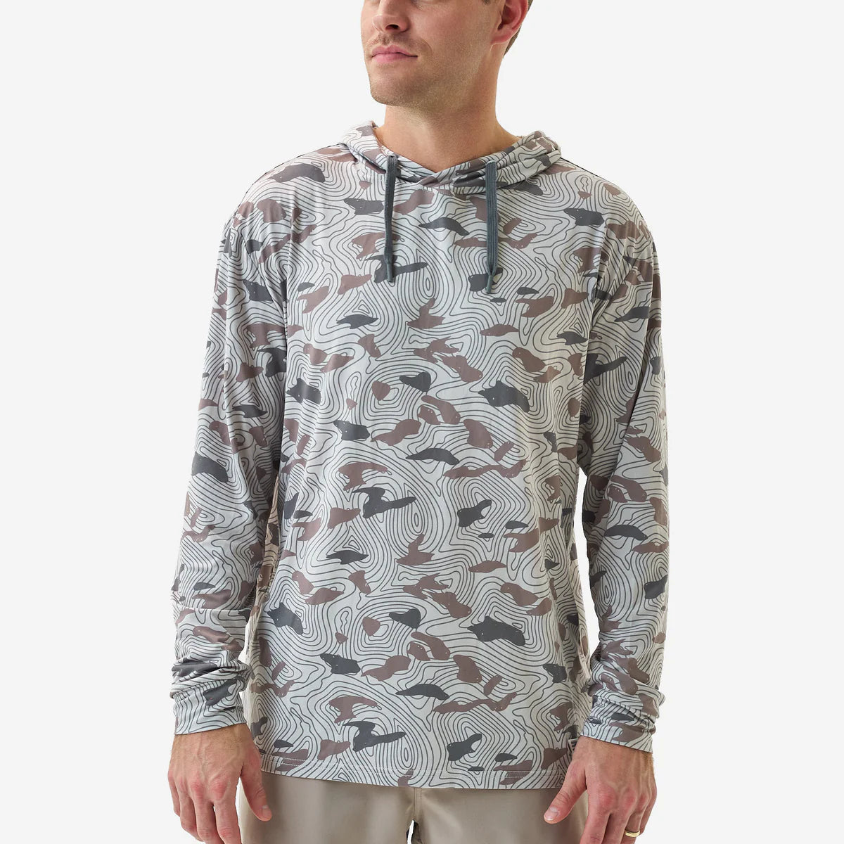 Topo Desert Camo
Performance Hoodie With UPF
50 Sun Protection Burlebo Fl/Tx