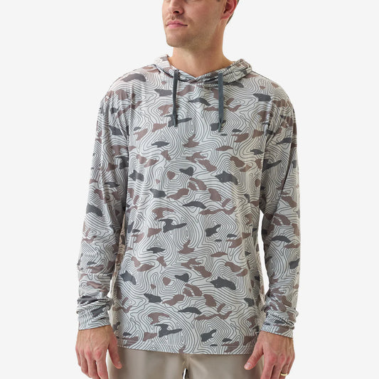Topo Desert Camo
Performance Hoodie With UPF
50 Sun Protection Burlebo Fl/Tx
