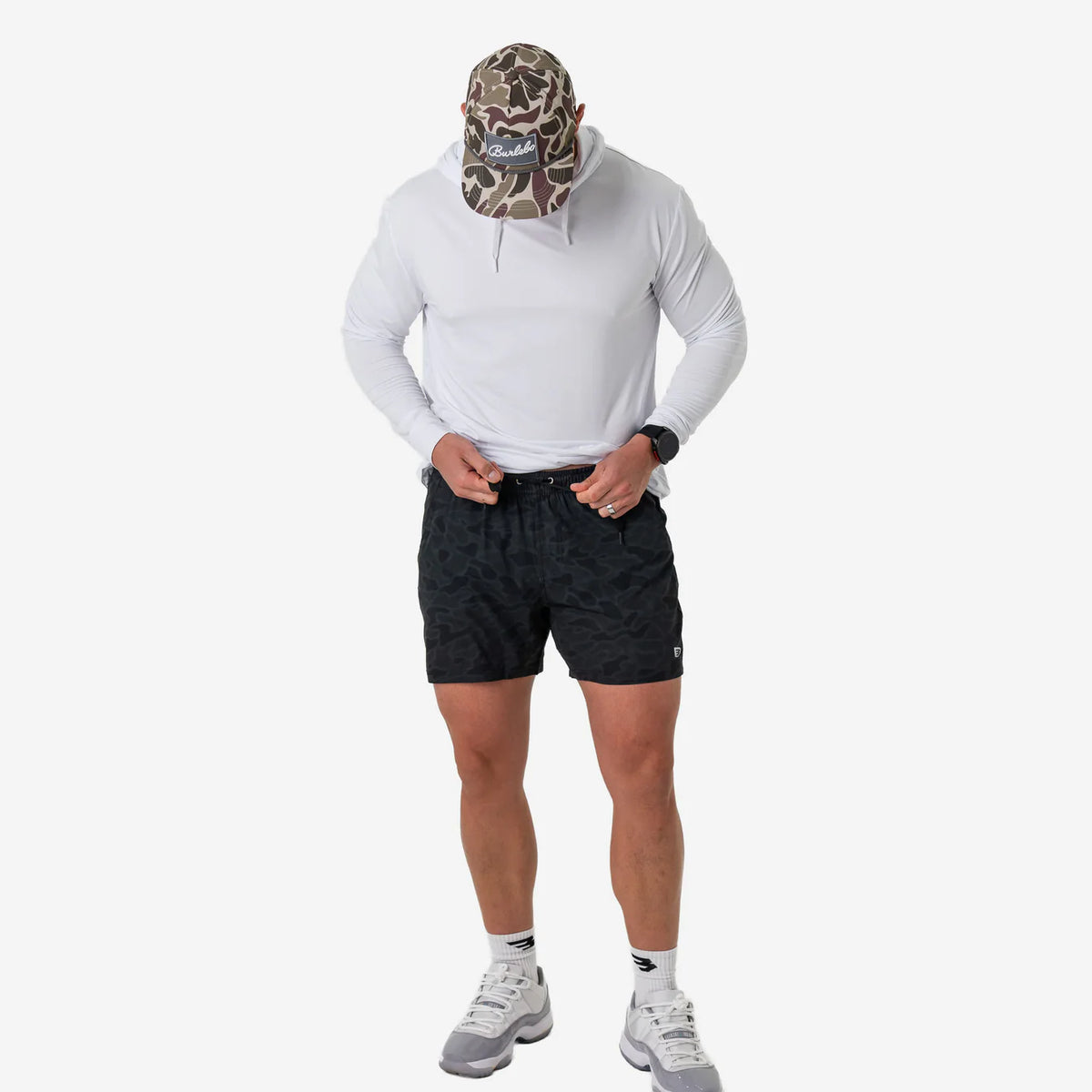 Black Camo Burlebo Athletic Shorts