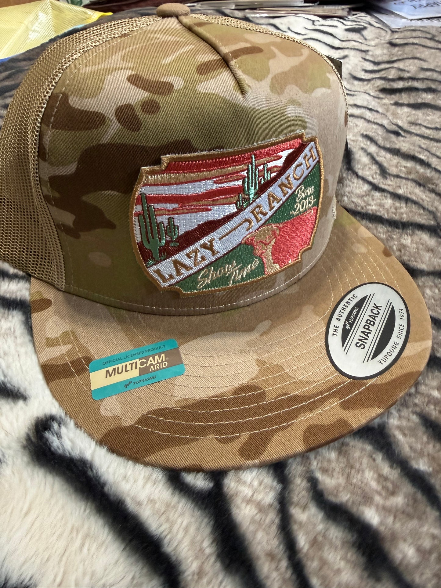 Lazy J Ranch Desert Show Time Classic Five Panel Trucker Hat