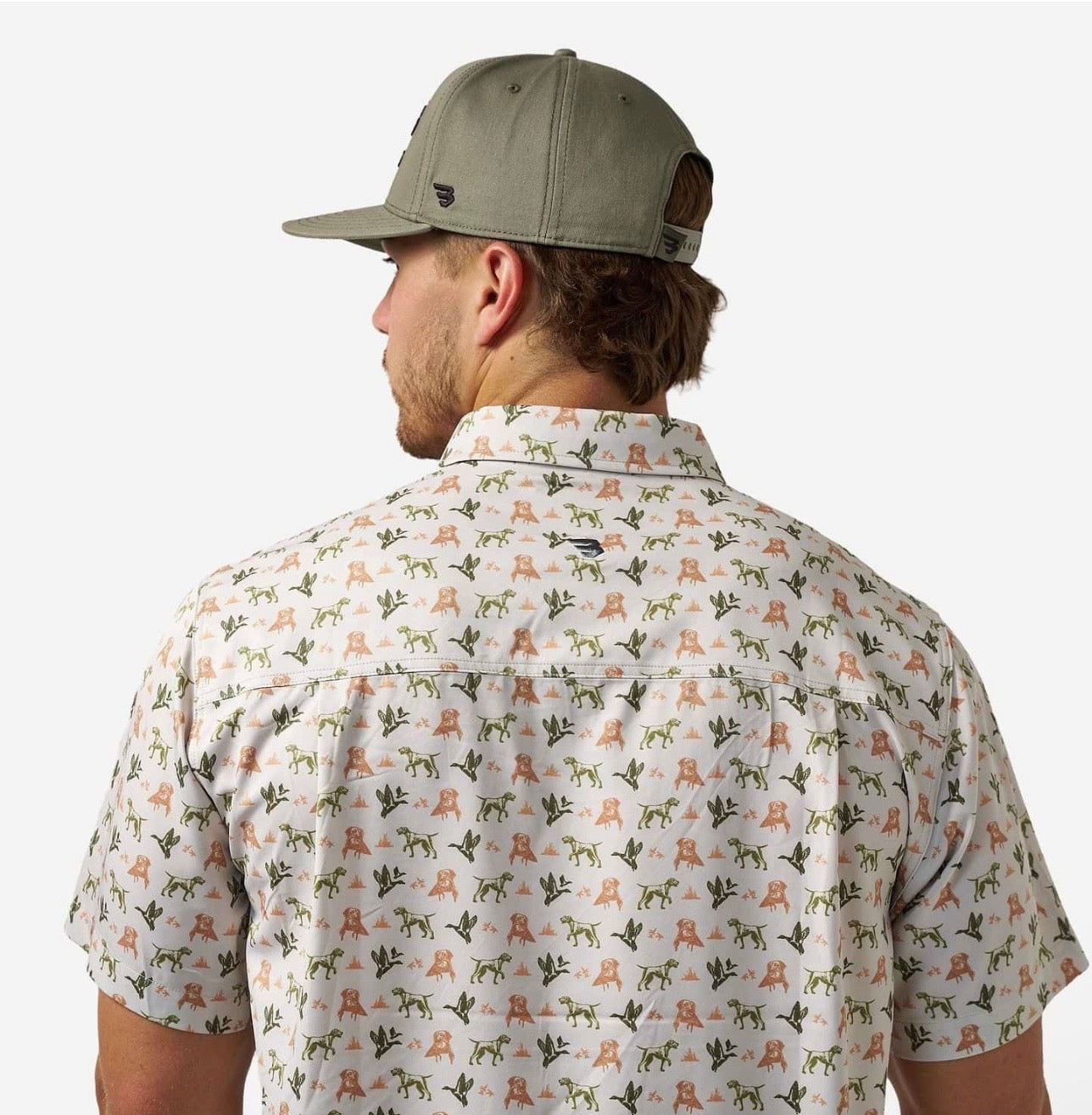 Mallard Duck Dog Performance Button Up Burlebo Fl