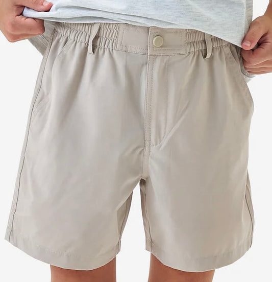 Light Khaki Everyday Shorts Burlebo With Old Glory Pocket
FL/ Tx