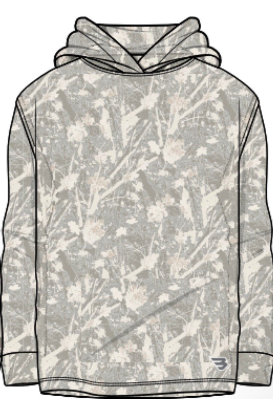 Drifter Camo Burlebo Performance Hoodie UPF 50 Sun Protection Fl/ Tx