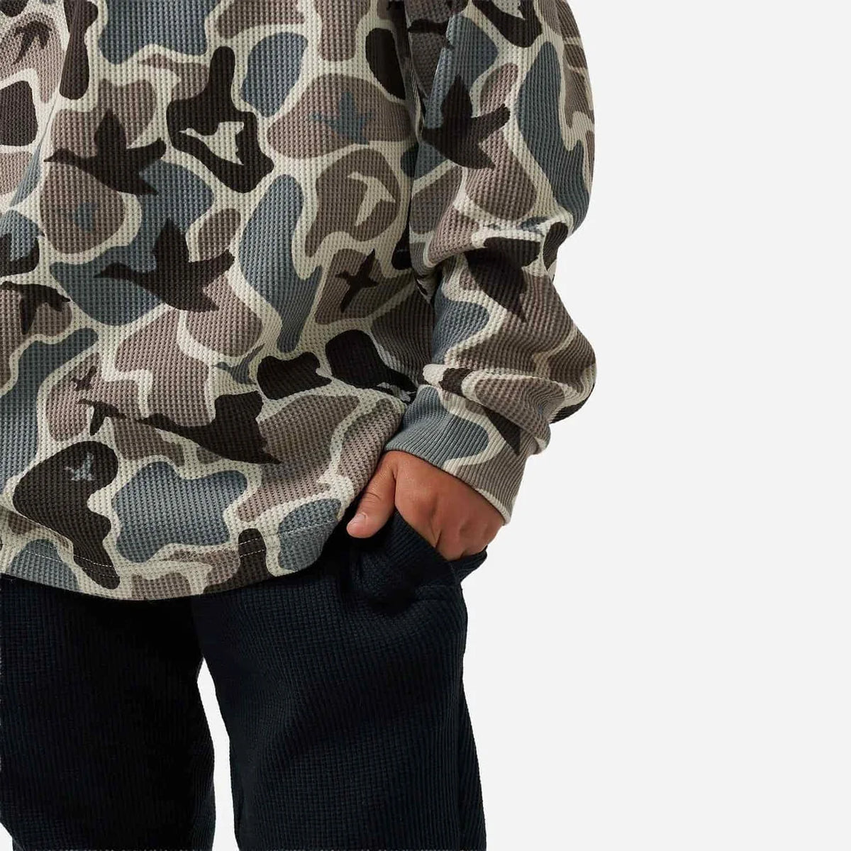 Mallard Mayhem Burlebo Youth Thermal Hoodie