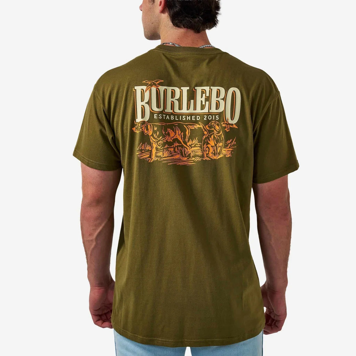 Hunting Dogs Burlebo Hunter Green Graphic T Shirt Fl