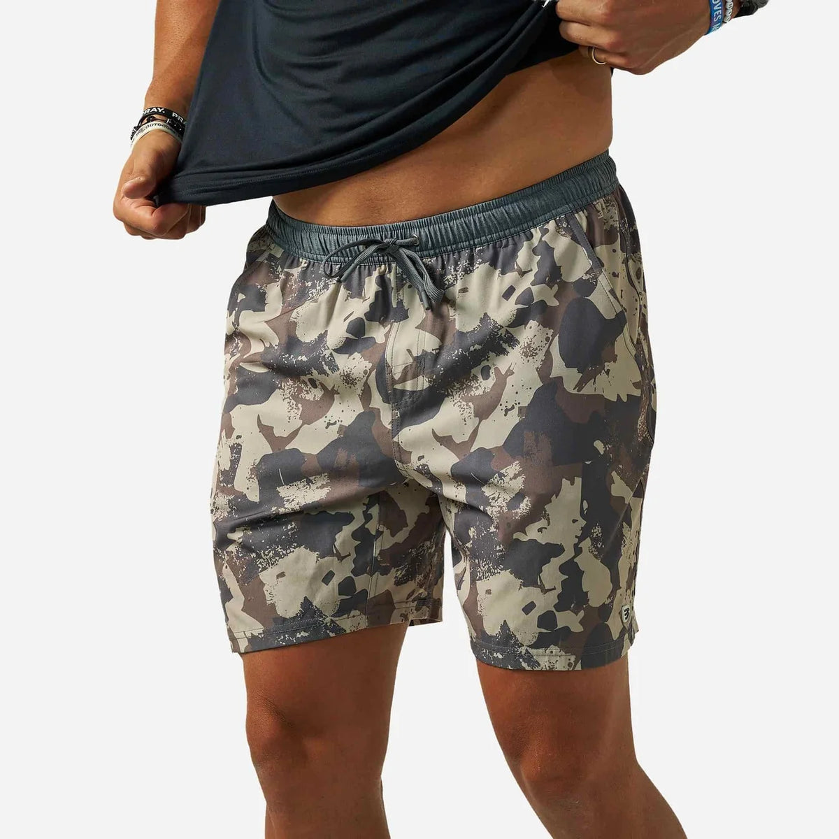 Splatter camo Burlebo Athletic Shorts Fl