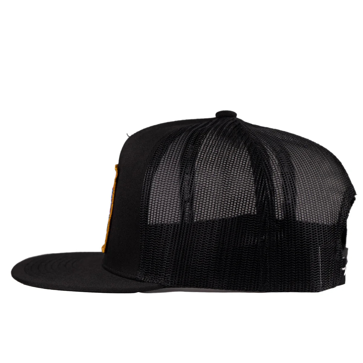LAZY J RANCH BLACK GOLD TEXAS RANCH GOLD PATCH
CLASSIC FIVE PANEL
TRUCKER HAT