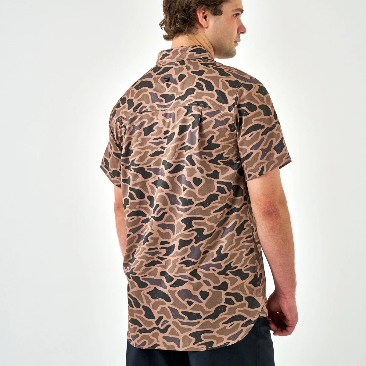 Gauge Camo Performance Button Up Shirt Burlebo FL