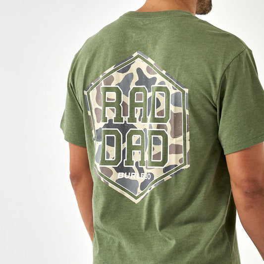 Rad Dad Burlebo Olive Green T Shirt