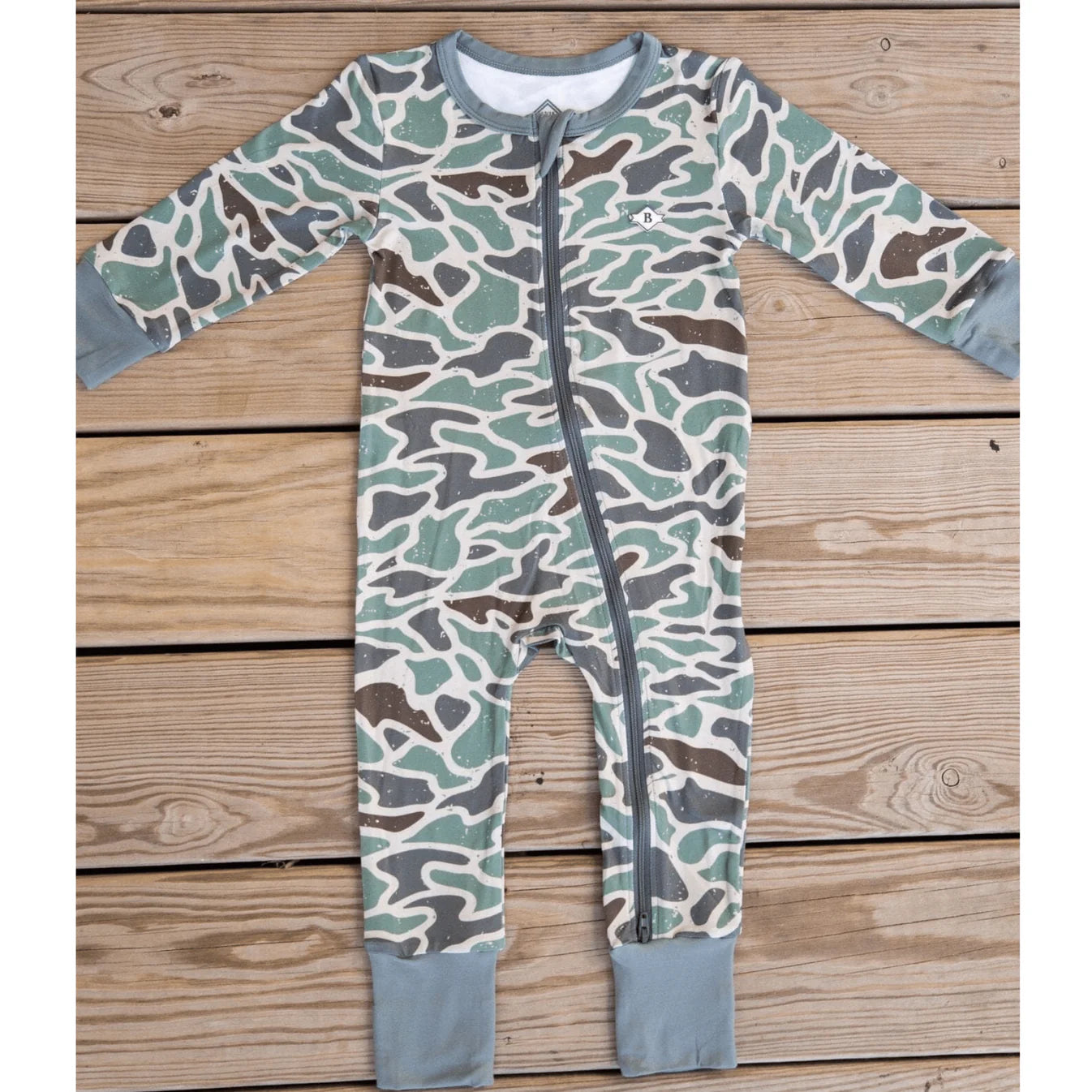 Retro Duck Camo Burlebo Baby Zip Up