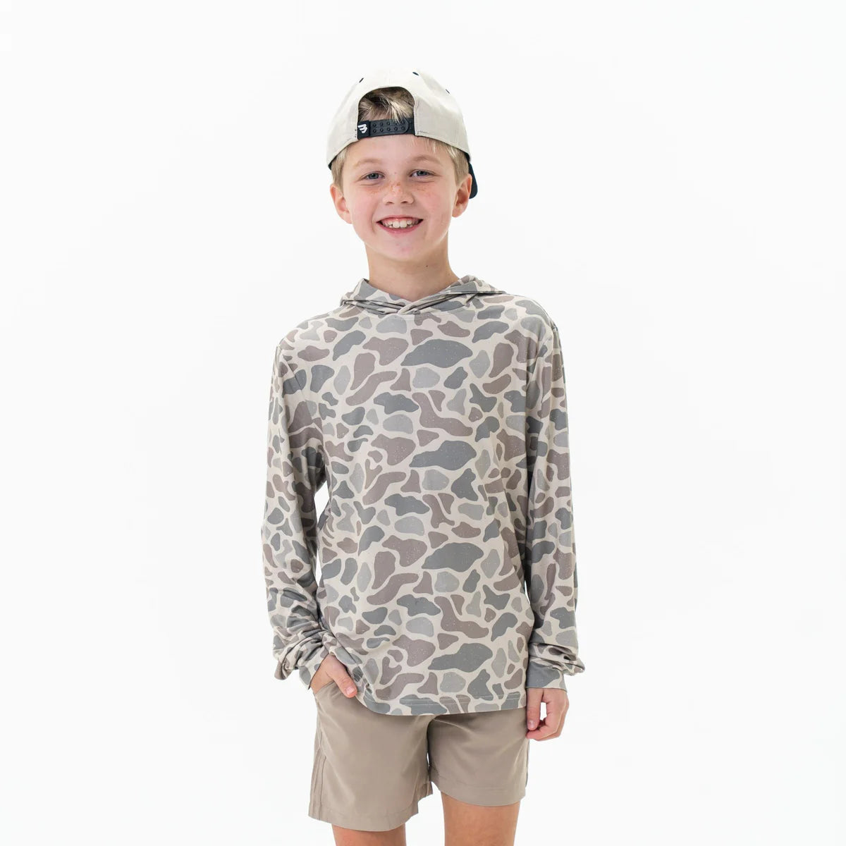 Youth Classic Deer Camo Performance Hoodie