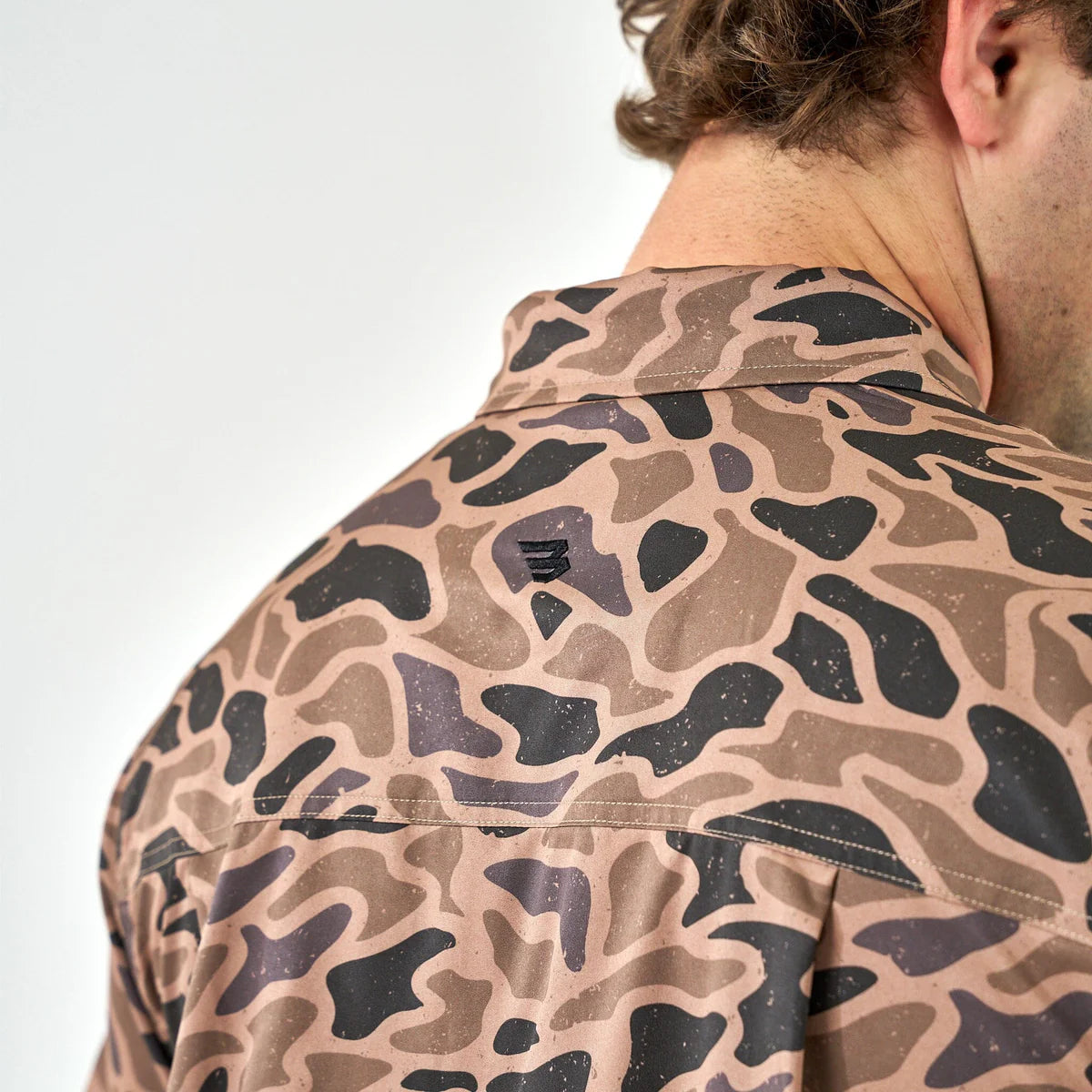 Gauge Camo Performance Button Up Shirt Burlebo FL