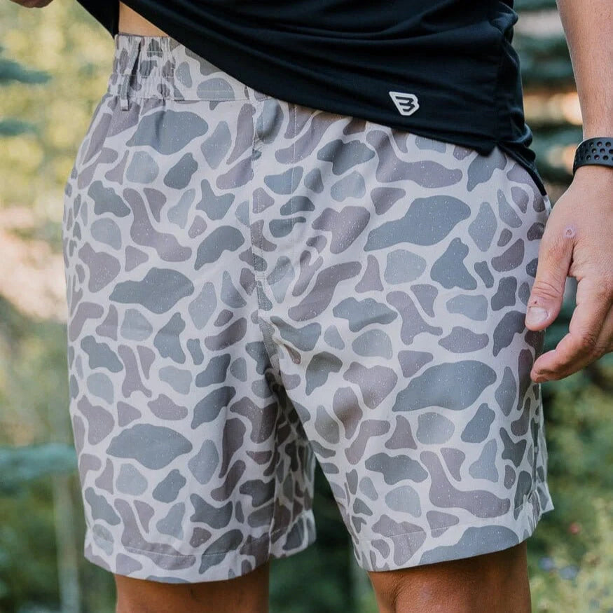Classic Deer Camo 7” Burlebo Everyday Shorts