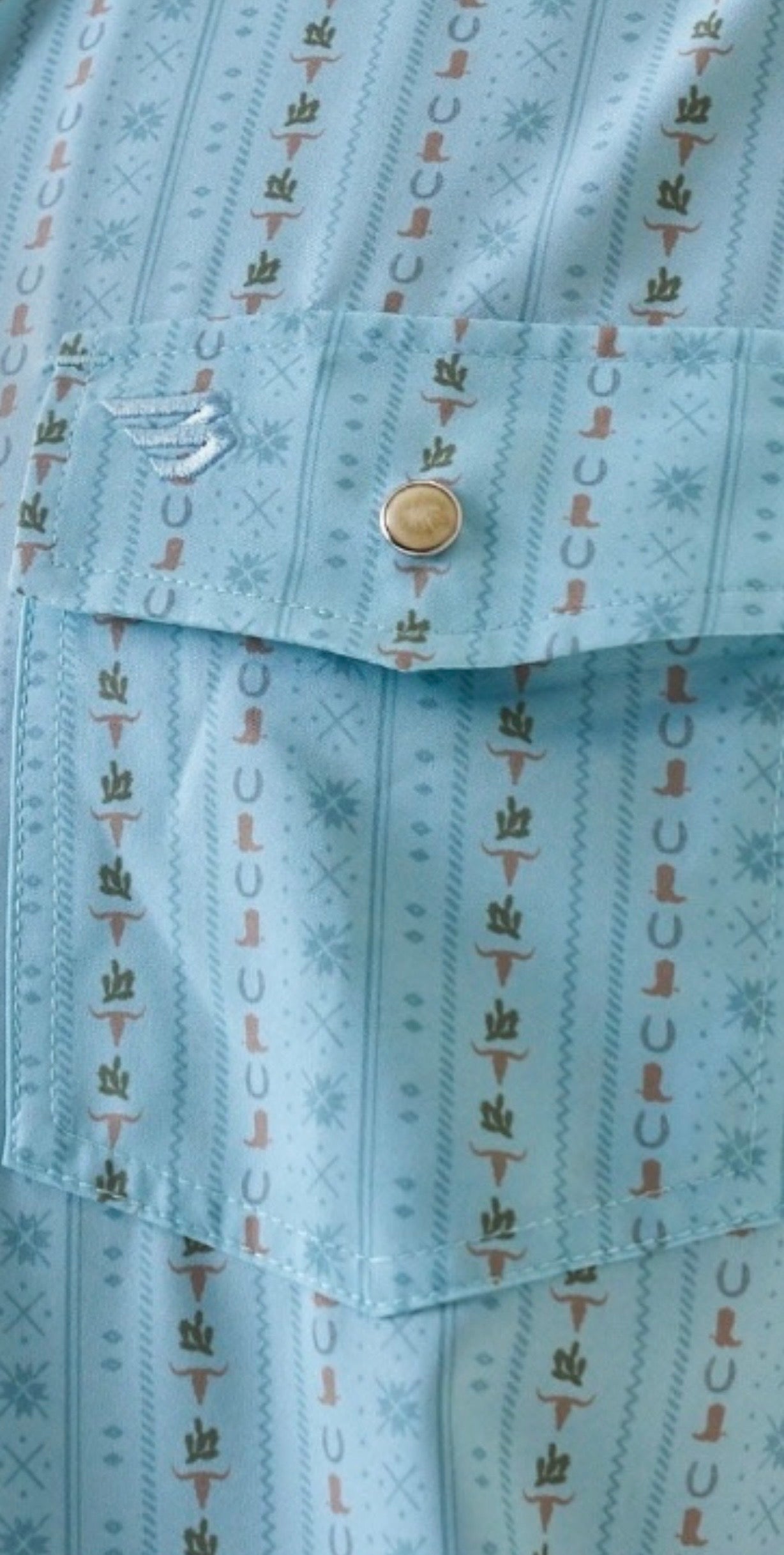 Ranch Blue Jean Performance
Western Pearl Snap Shirt
Burlebo Fl/ Tx