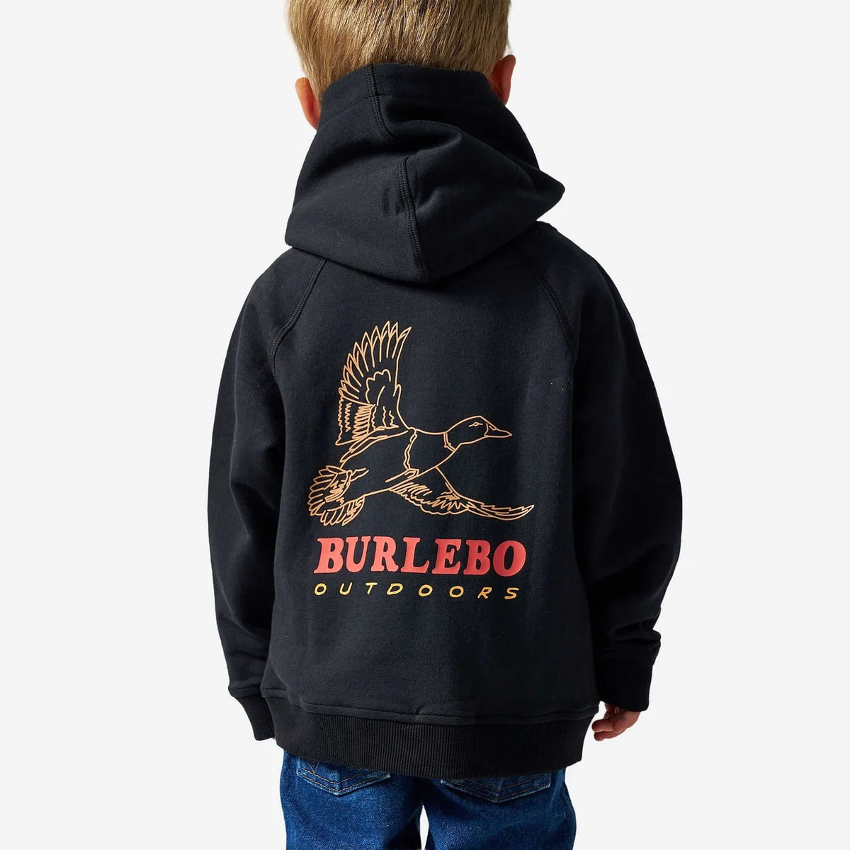 Duck Wild Youth Black Fleece Hoodie