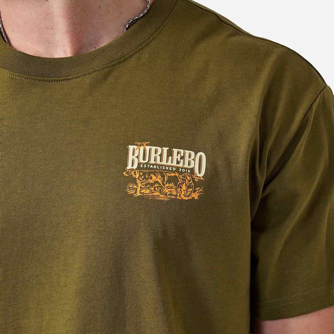 Hunting Dogs Burlebo Hunter Green Graphic T Shirt Fl