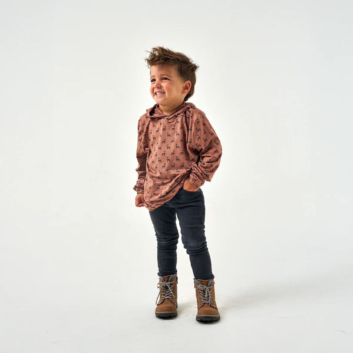 Youth Whitetail Deer Performance Hoodie