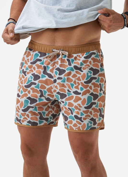 Bayside Camo Burlebo Swim Trunks Fl