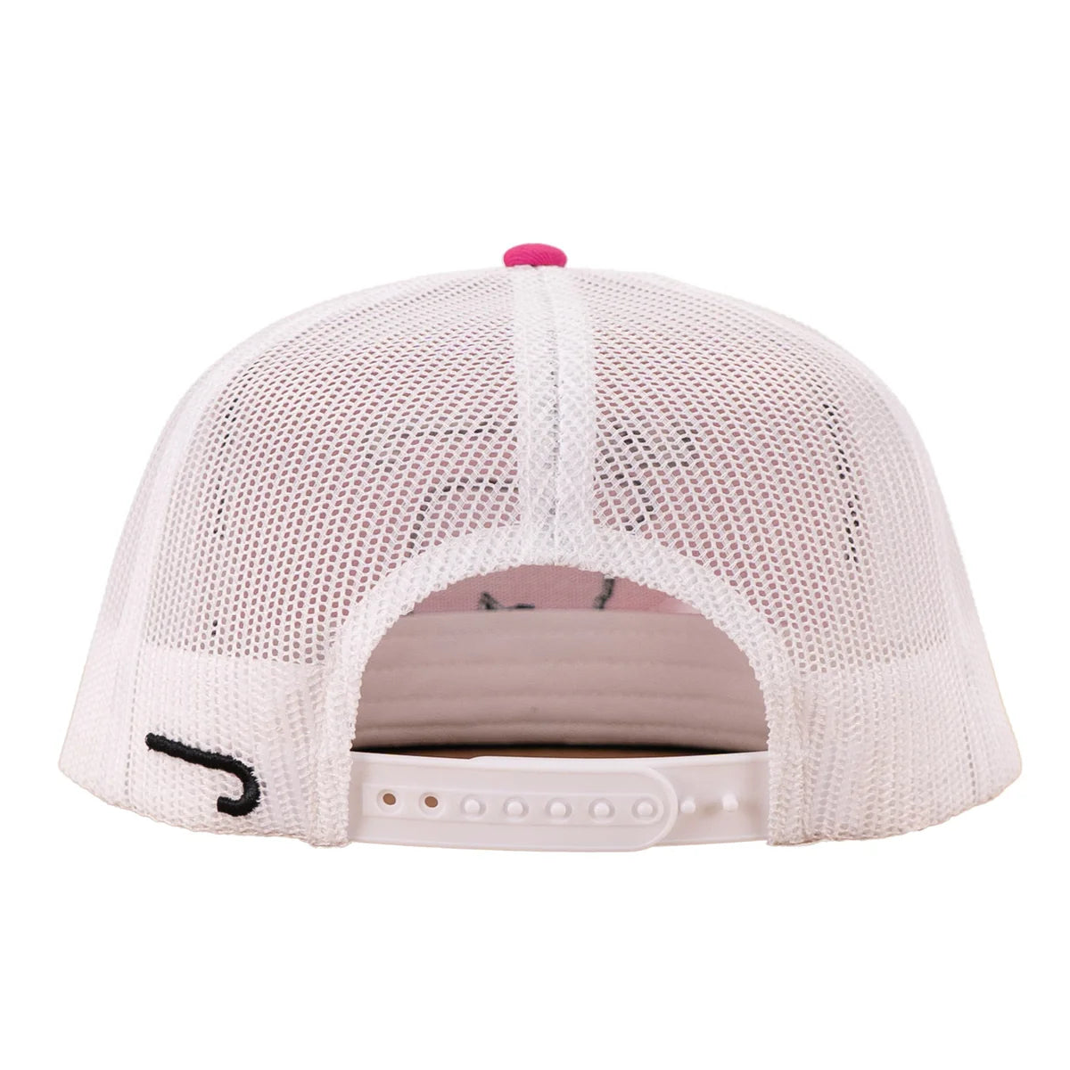 Lazy J Ranch Pink & White Afterglow Classic Rope Trucker Hat