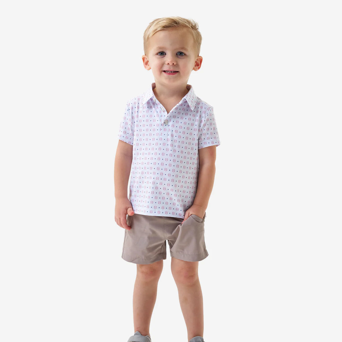 Baseball Youth Performance Polo Burlebo Fl