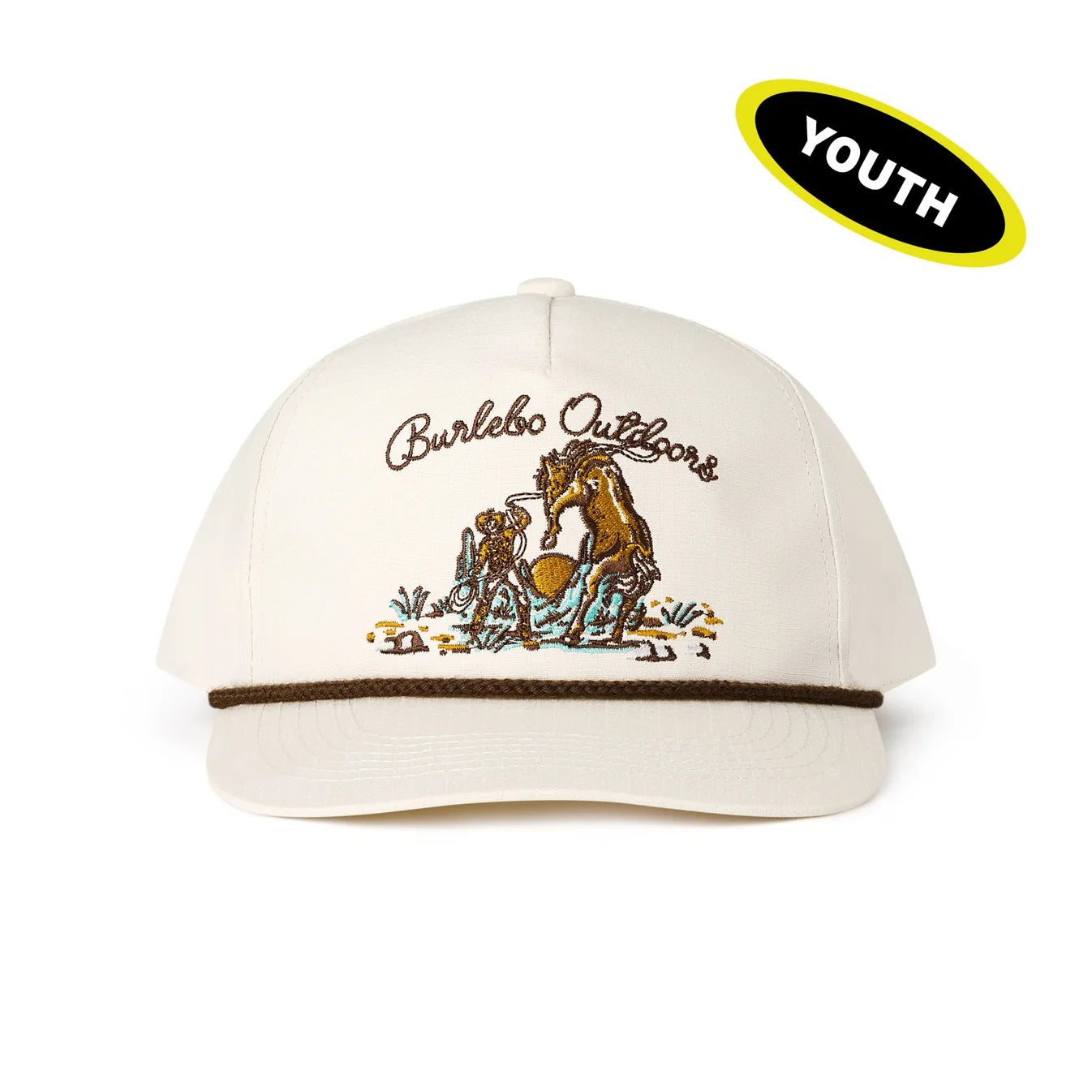 Cowboy Up Burlebo Youth Hat Putty
