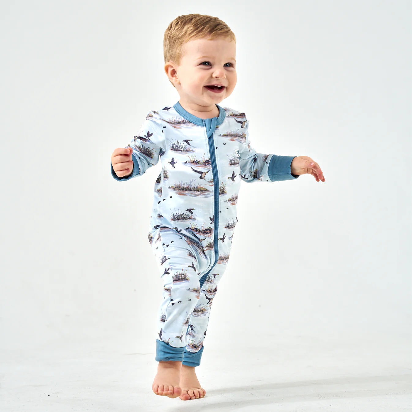 Duck Hunt Burlebo Baby Zip Up