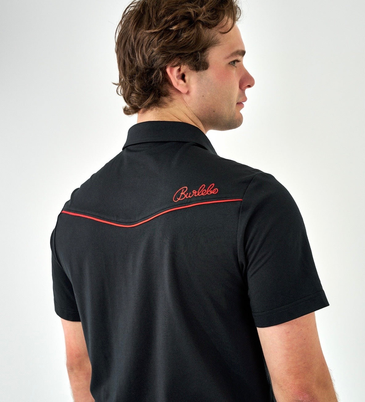 Black And Red Pearl Snap
Performance Polo Burlebo FI