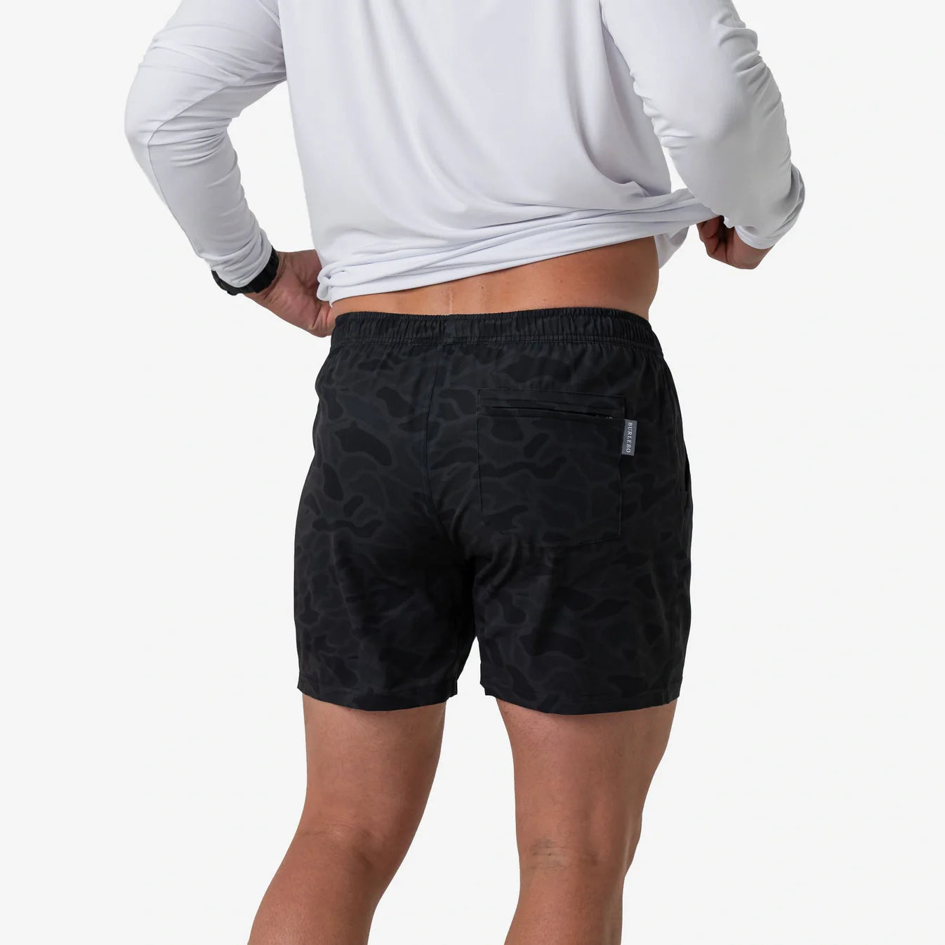 Black Camo Burlebo Athletic Shorts