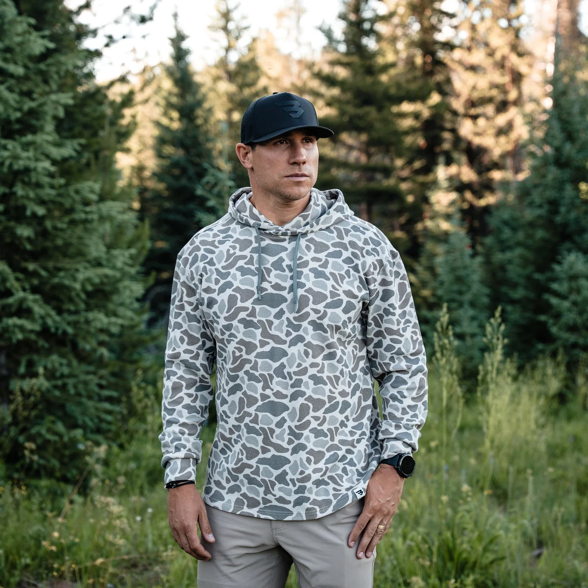 Thermal Hoodie Classic Deer Camo Burlebo Fl