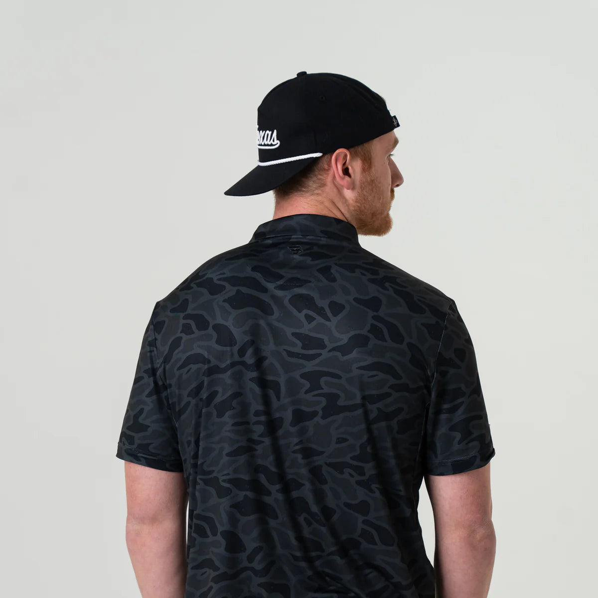 Black Camo Burlebo Performance Polo