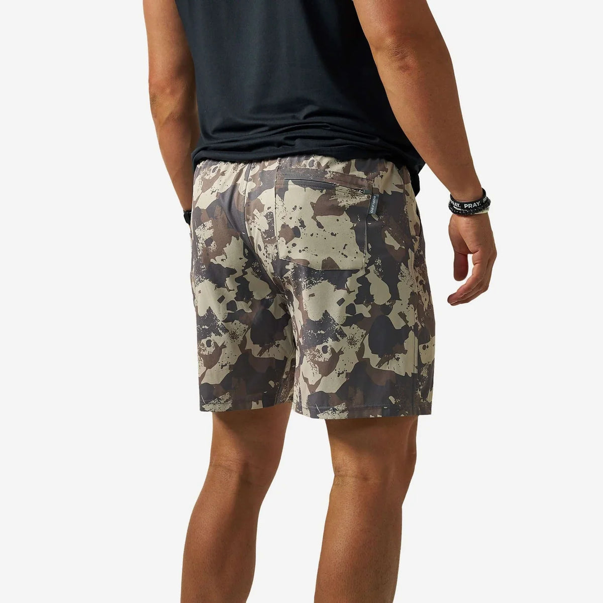 Splatter camo Burlebo Athletic Shorts Fl