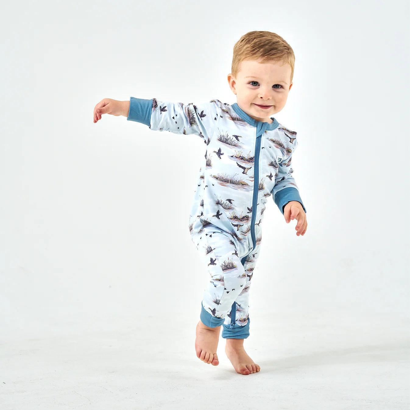 Duck Hunt Burlebo Baby Zip Up