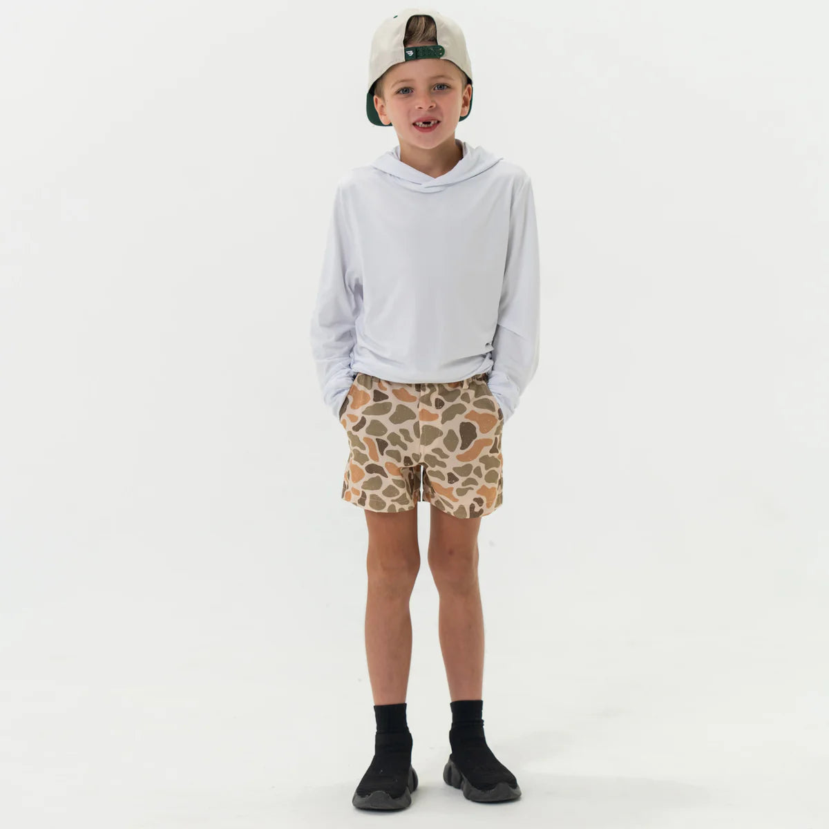 Venado Youth Everyday Shorts with Brown Pocket Burlebo (Tx)
