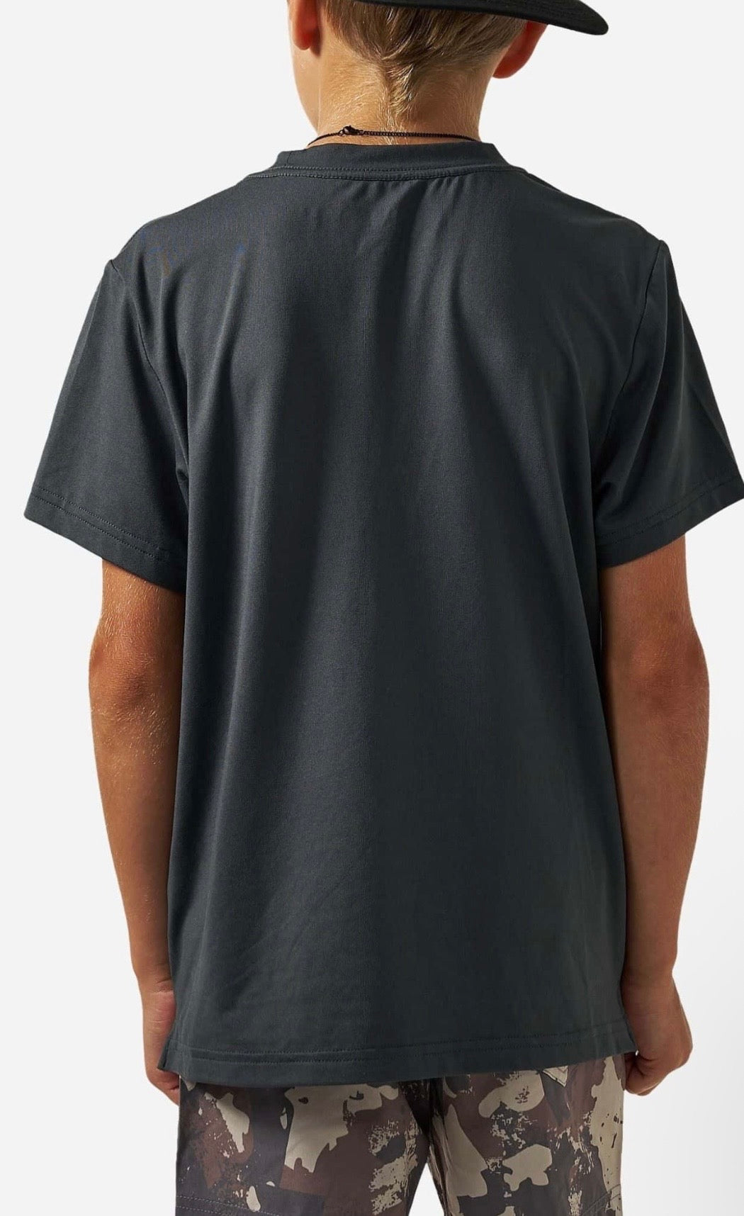 Youth Gun Metal Grey & Gauge Camo Flying B Go To Tee Fl/Tx