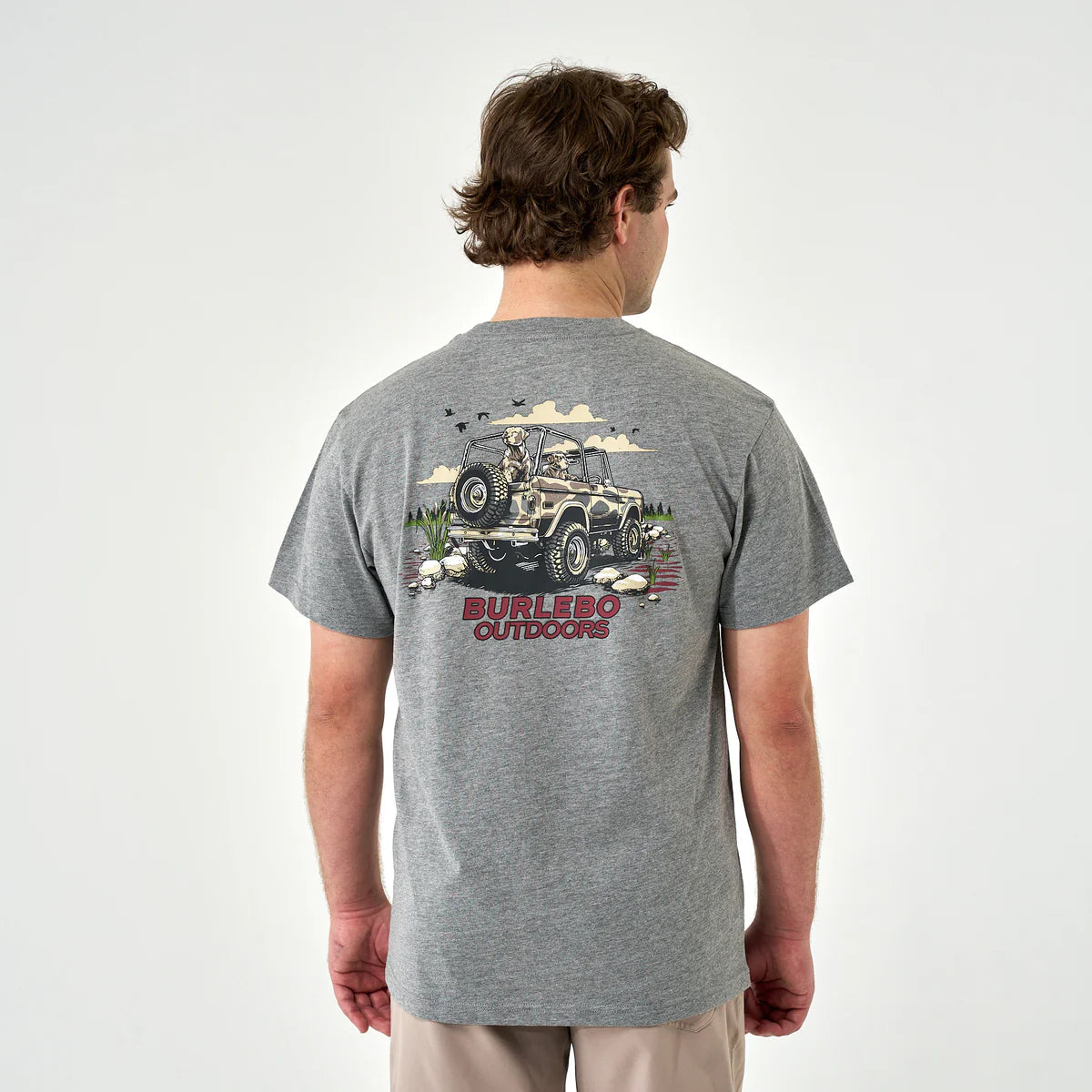 Bronco Burlebo Heather Grey T Shirt