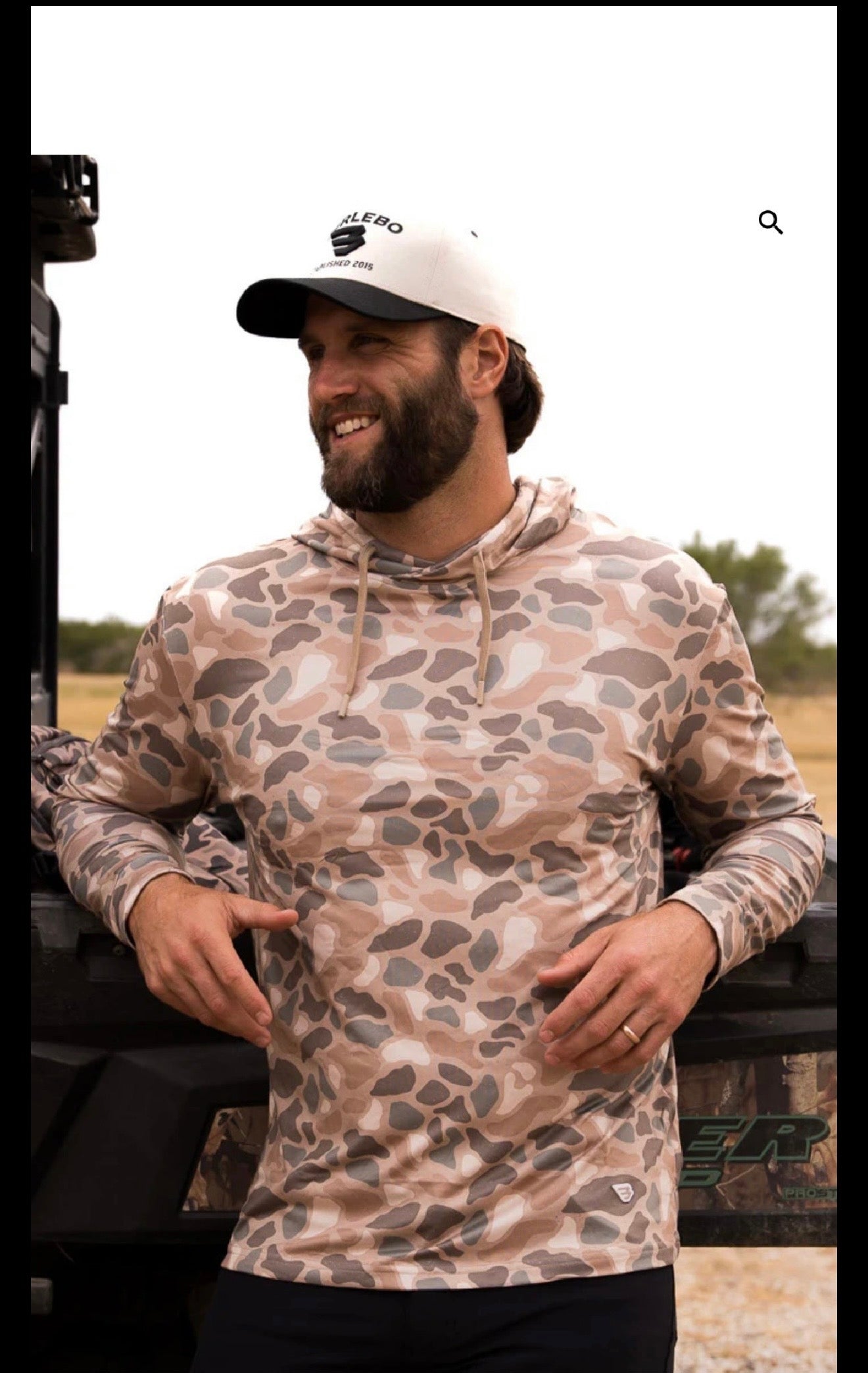 Pintail Camo Burlebo Performance Hoodie With UPF 50 sun Protection Fl/ Tx