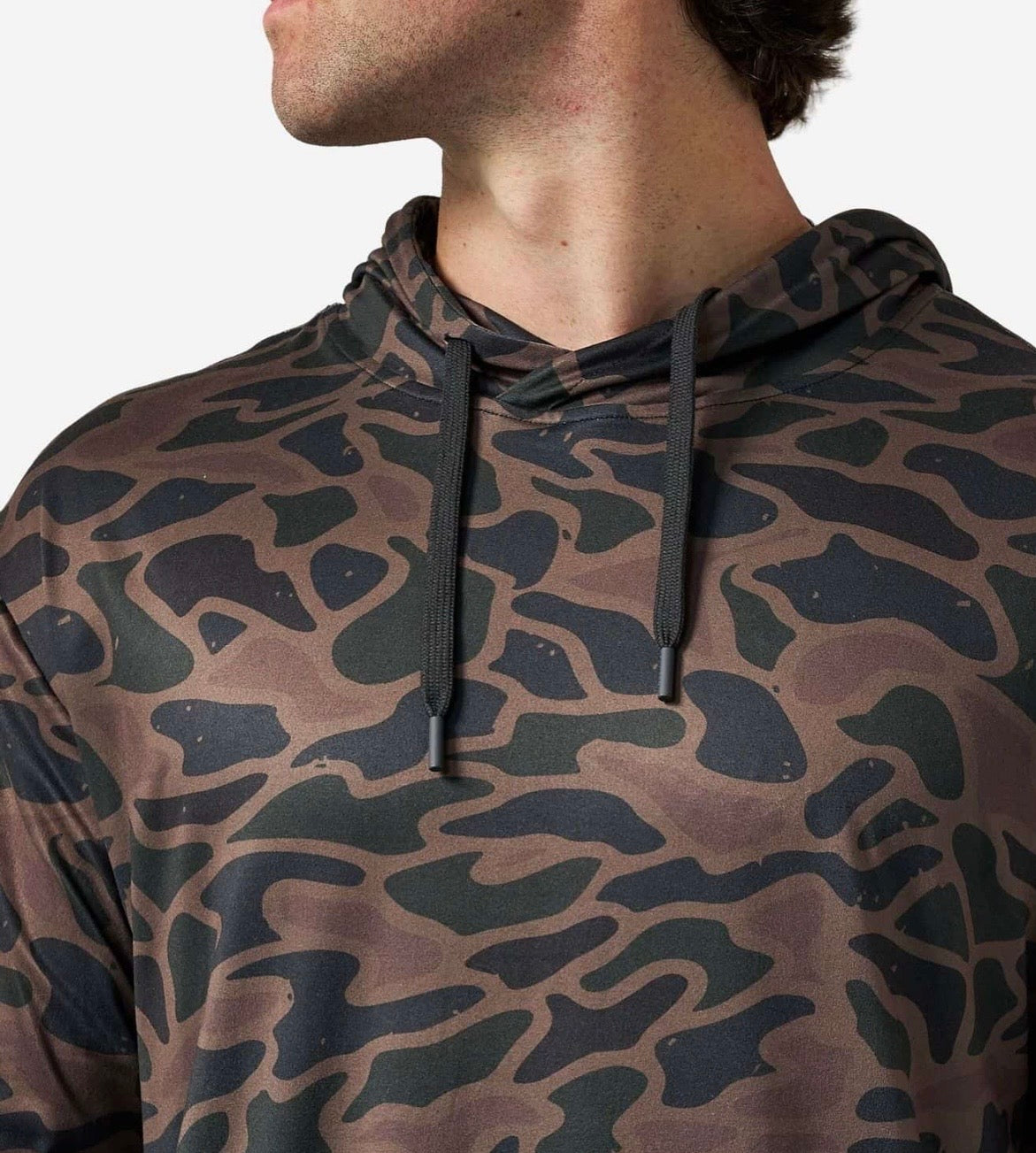 Bendita Camo Burlebo Performance Hoodie UPF 50 Sun Protection