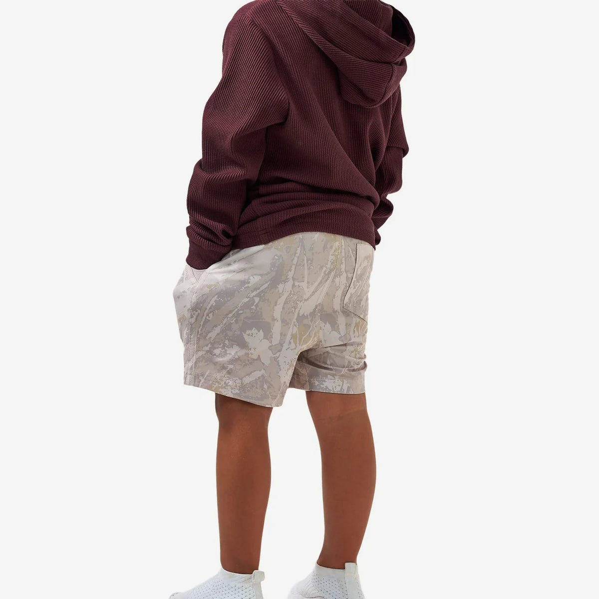 Drifter Camo Burlebo Youth Athletic Shorts
