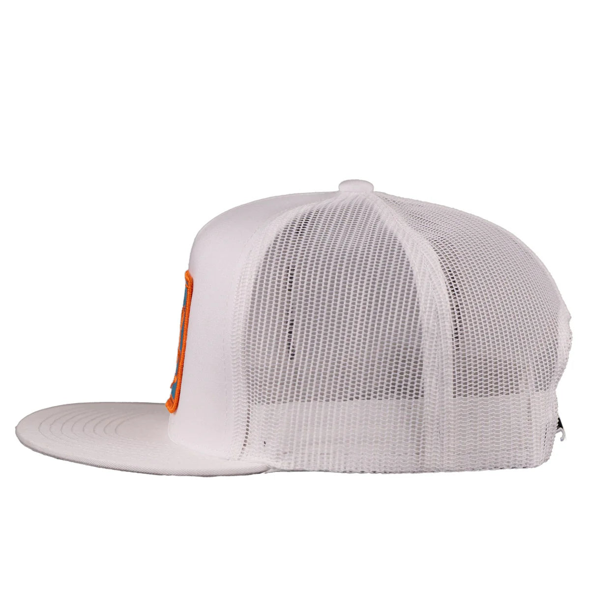 LAZY J RANCH WHITE TEAL BREAKAWAY PATCH CLASSIC
FIVE PANEL TRUCKER HAT