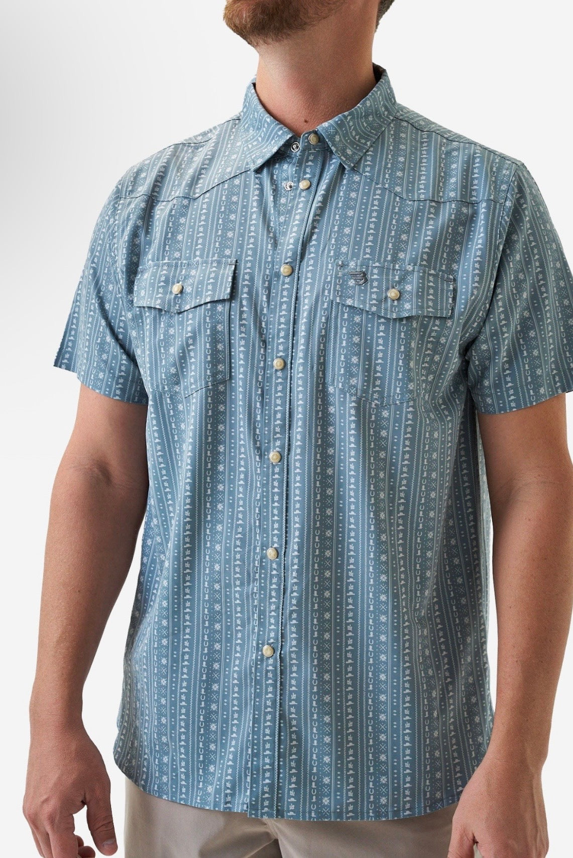Ranch Sage Performance
Western Pearl Snap Shirt
Burlebo Fl/Tx