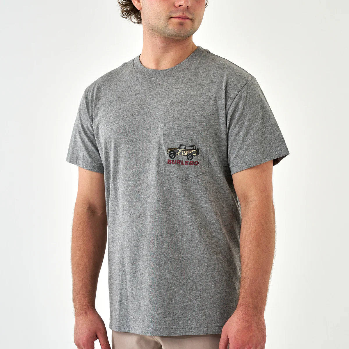 Bronco Burlebo Heather Grey T Shirt