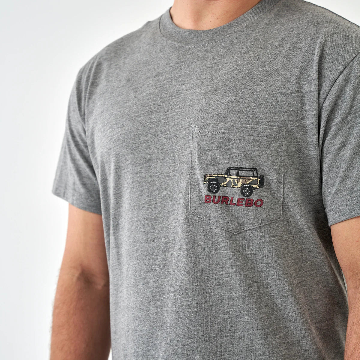 Bronco Burlebo Heather Grey T Shirt