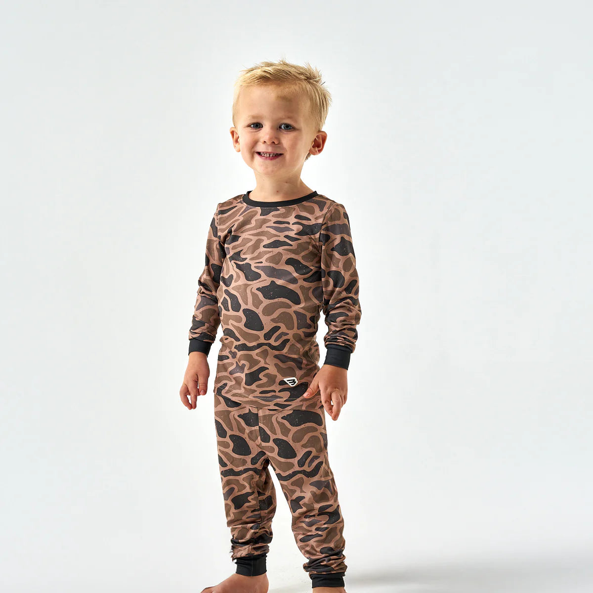 Youth Gauge Camo Burlebo Long Sleeve Pajama Set