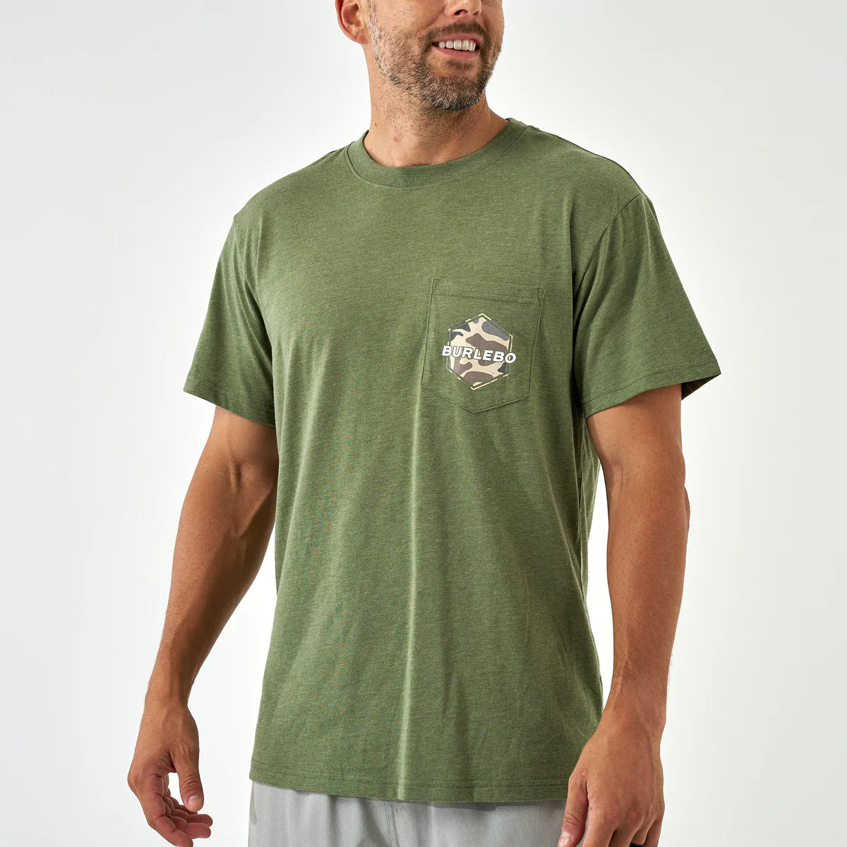 Rad Dad Burlebo Olive Green T Shirt