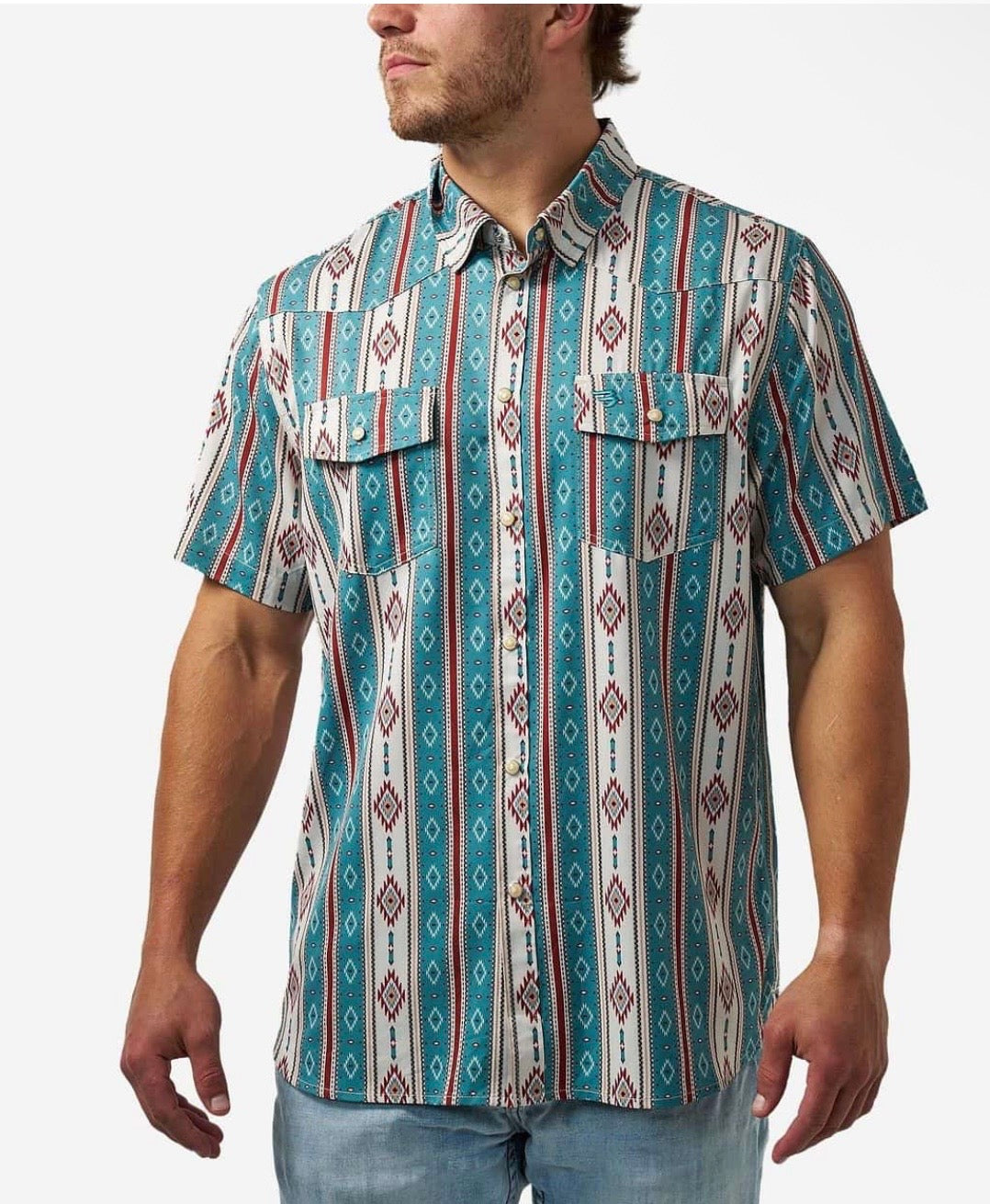 The Abbott Burlebo Performance Western Shirt Fl/Tx