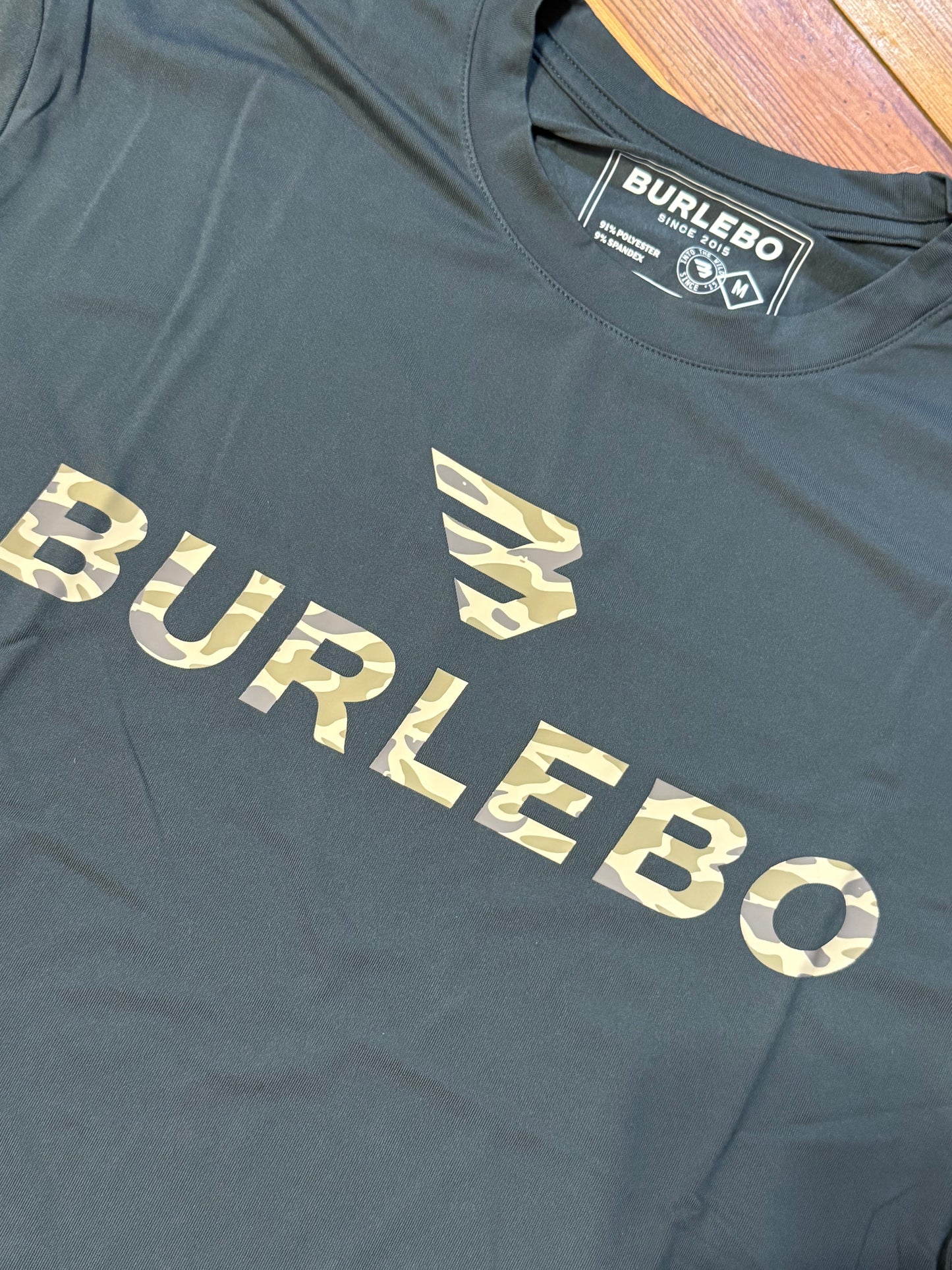 Gun Metal Grey & Gauge Camo Flying B Go To Tee Burlebo Fl/ Tx