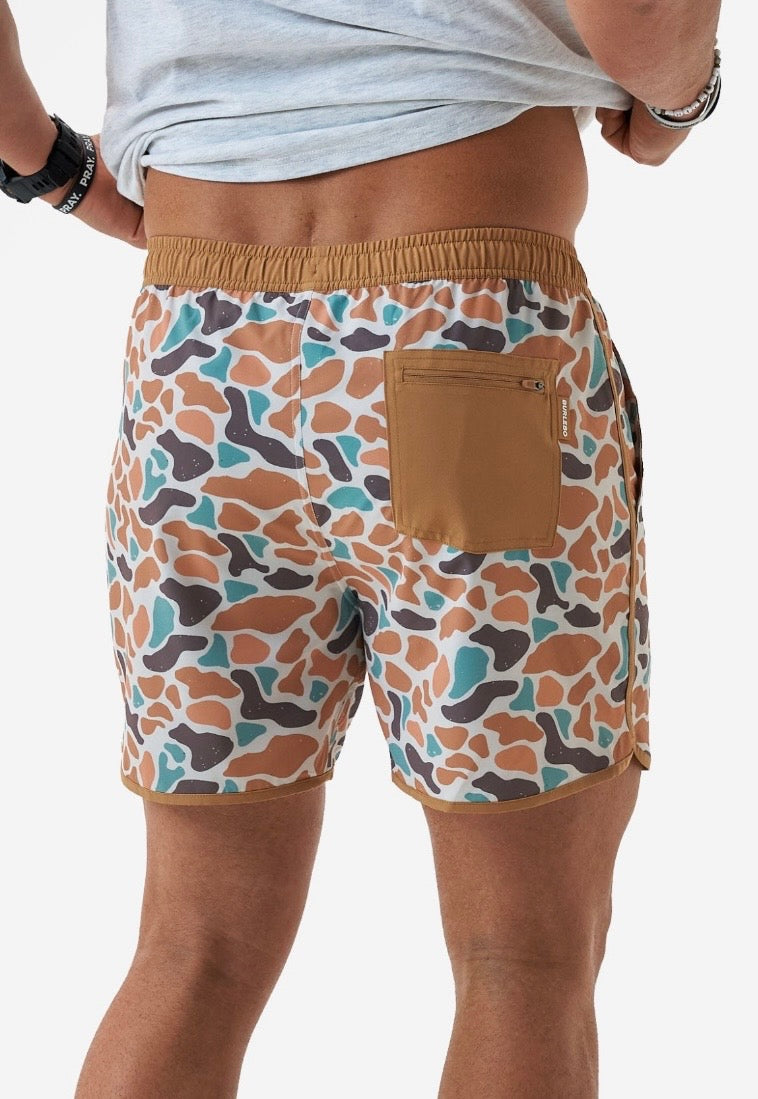 Bayside Camo Burlebo Swim Trunks Fl