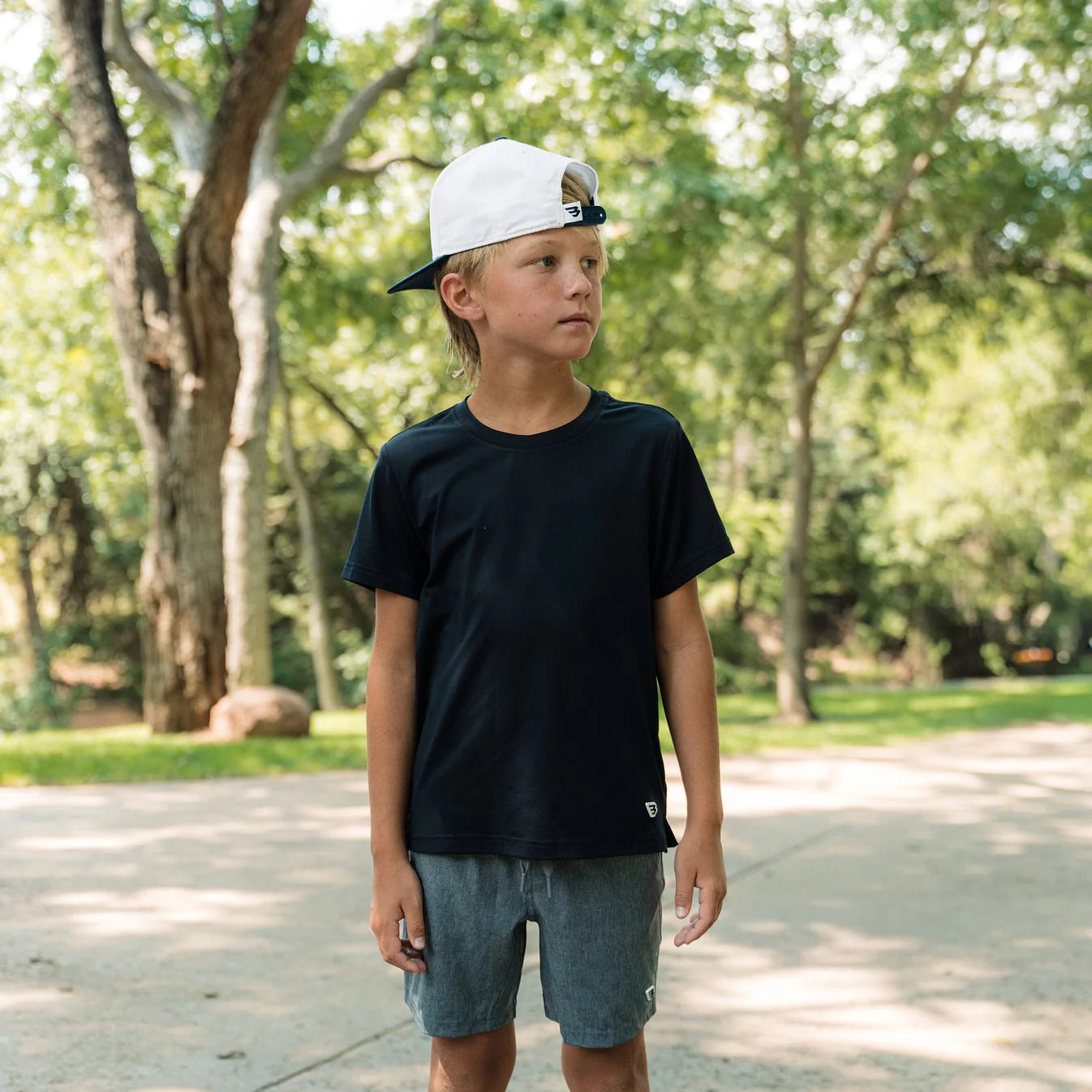 Youth Black Go To Tee Burlebo Fl