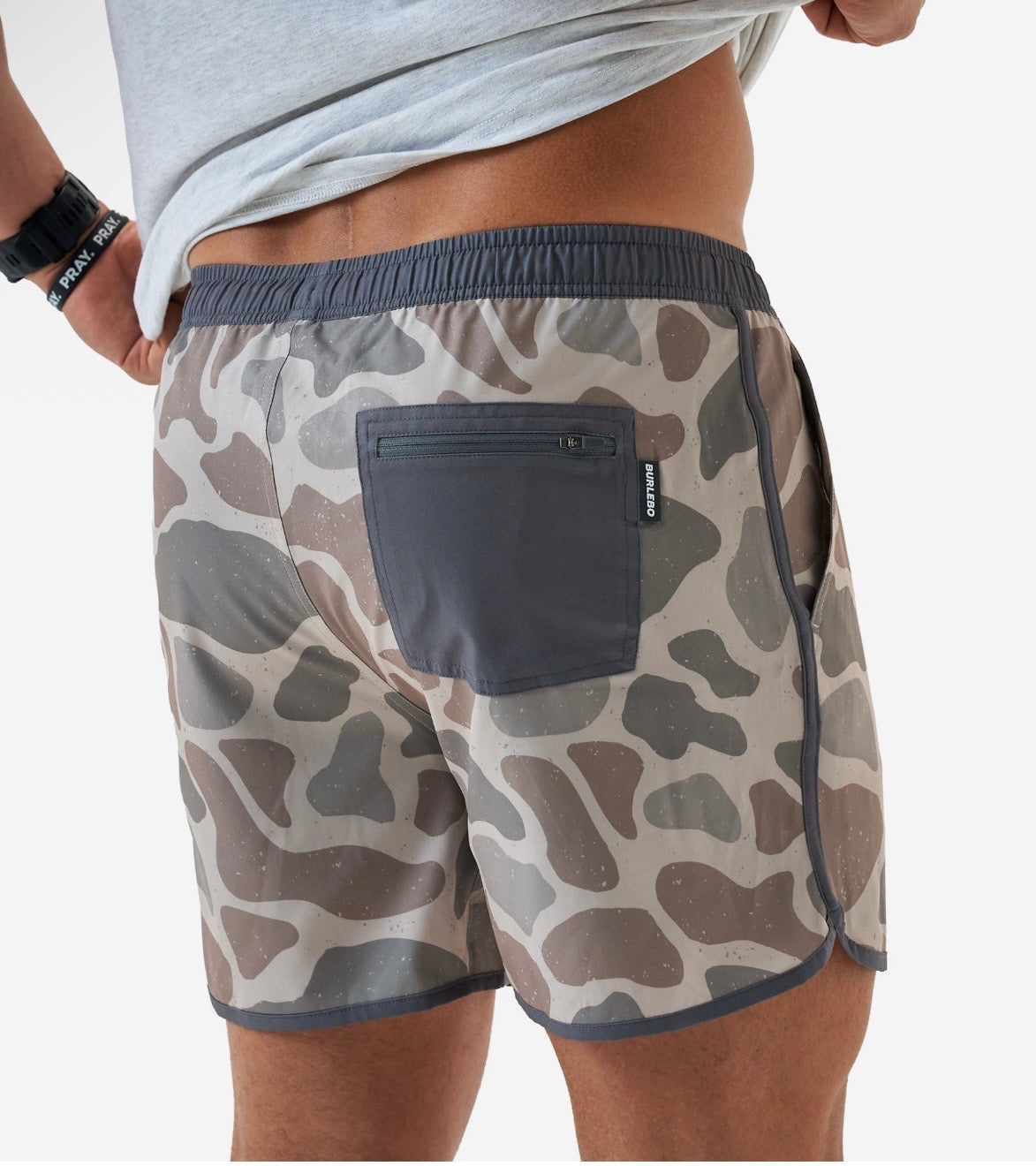 Jumbo Classic Deer Camo Burlebo Swim Trunks Fl/Tx