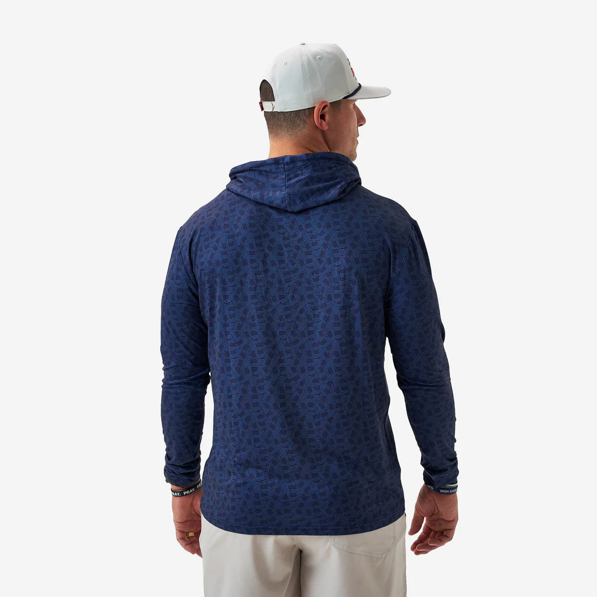 Performance Hoodie - Stars and Stripes - Navy Burlebo Fl/Tx